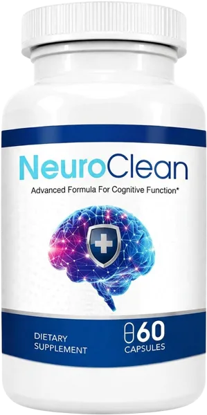 A bottle of NeuroClean capsules, 60 capsules
